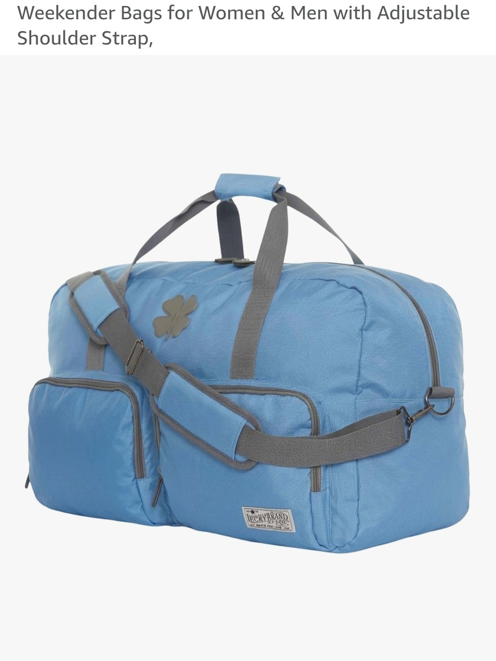 Lucky Brand Weekender Bag with Adjustable Strap
